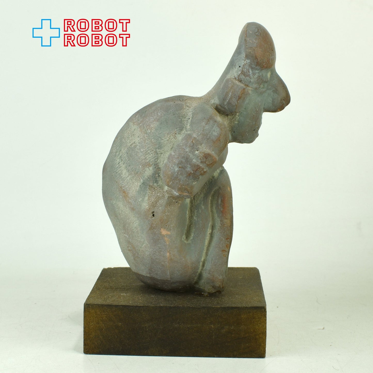 喘息発作のポートレート 医薬品メーカー陶器スタチュー