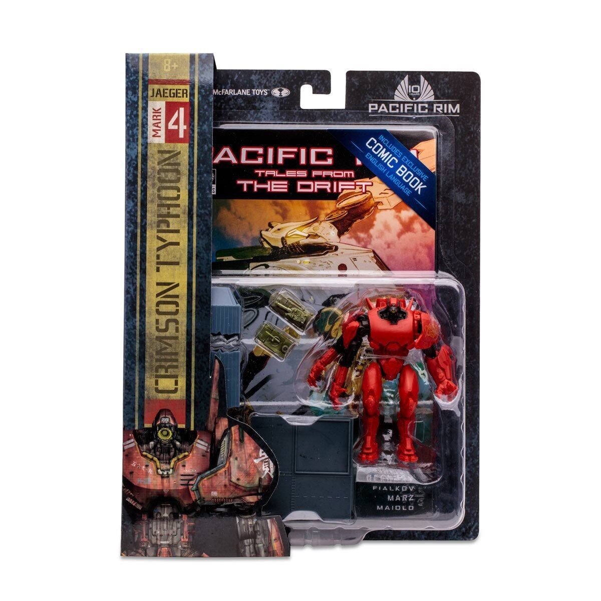 マクファーレン・トイズ パシフィック・リム 4インチ アクションフィギュア イエーガー シリーズ1 クリムゾン・タイフーン 箱入未開封