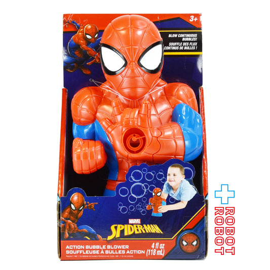 マーベル スパイダーマン アクションバブルブロワーマシン バブルソリューション付き 未開封