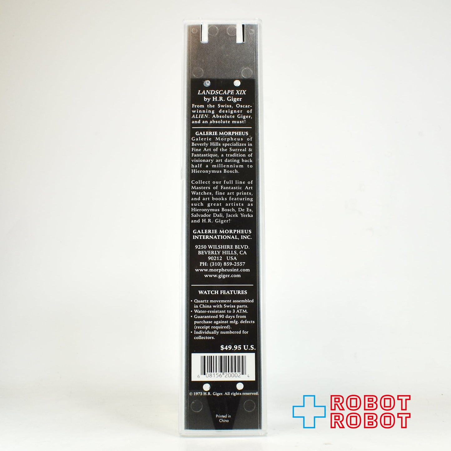 H.R.ギーガー オフィシャル ファンタスティックアートウォッチ 腕時計 スカル 箱付き