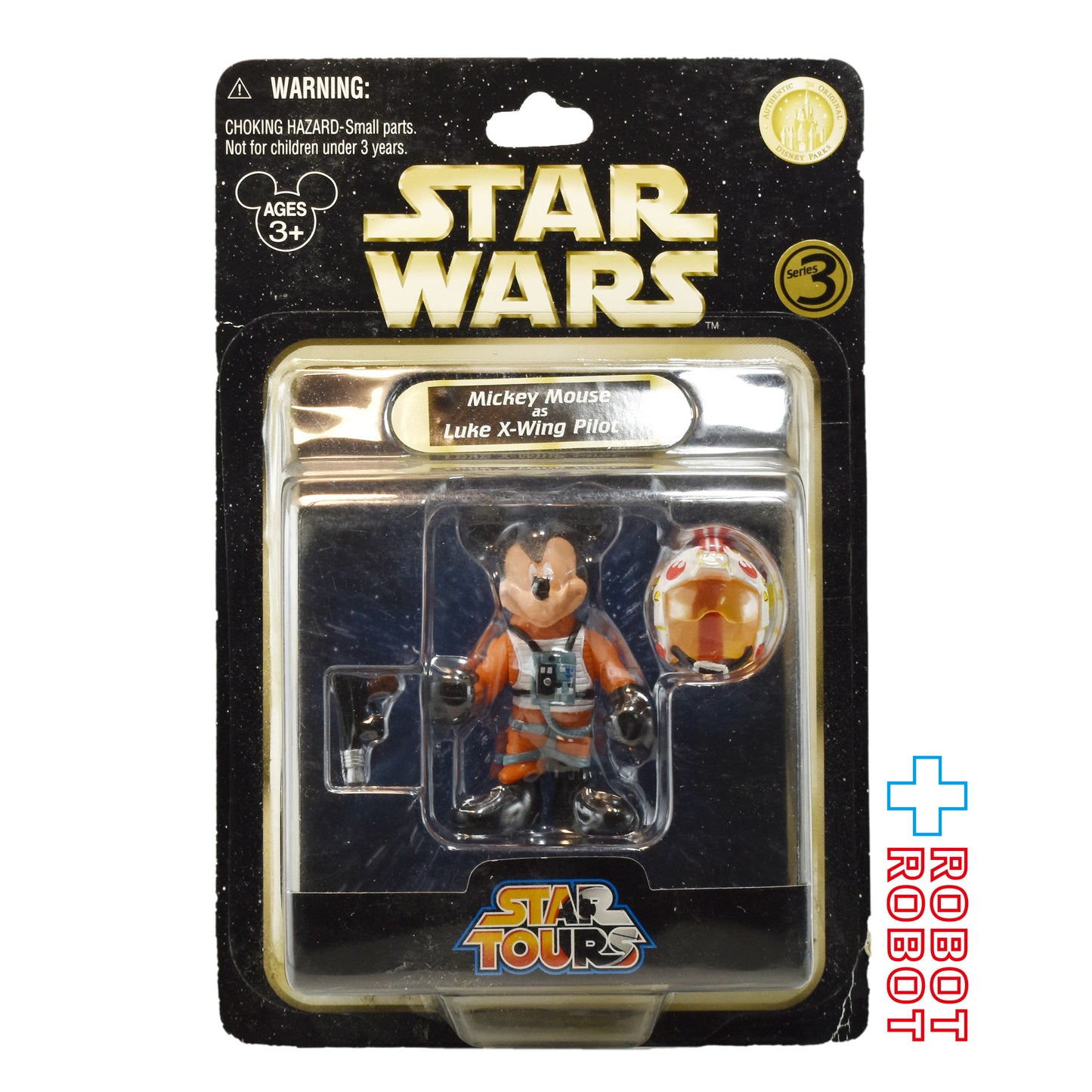 スター・ウォーズ スター・ツアーズ シリーズ3 ミッキーマウス as ルーク・スカイウォーカー Xウイングパイロット ベーシックフィギュア 未開封