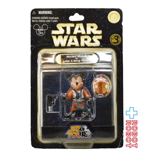 スター・ウォーズ スター・ツアーズ シリーズ3 ミッキーマウス as ルーク・スカイウォーカー Xウイングパイロット ベーシックフィギュア 未開封