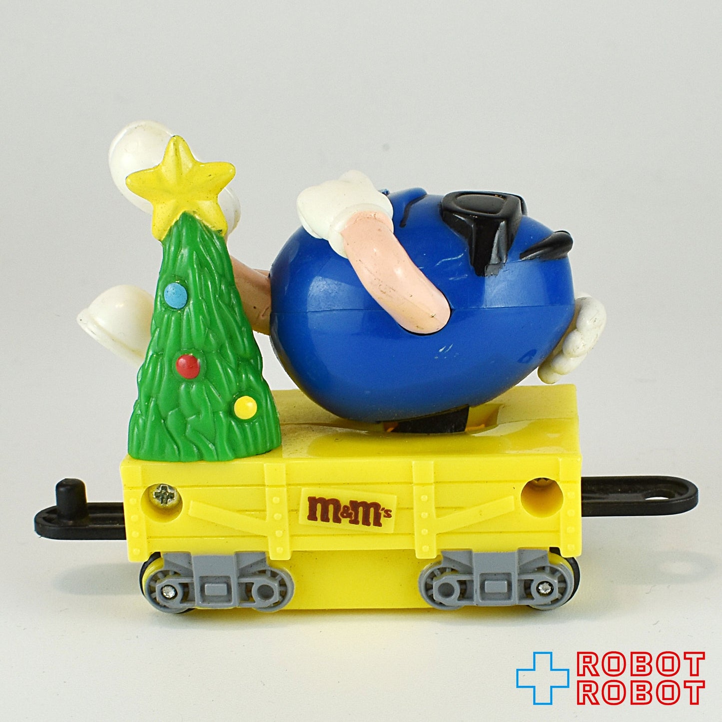 M&M's クリスマス・トレイン・トッパー グリーン クリスマスツリー平貨車イエロー