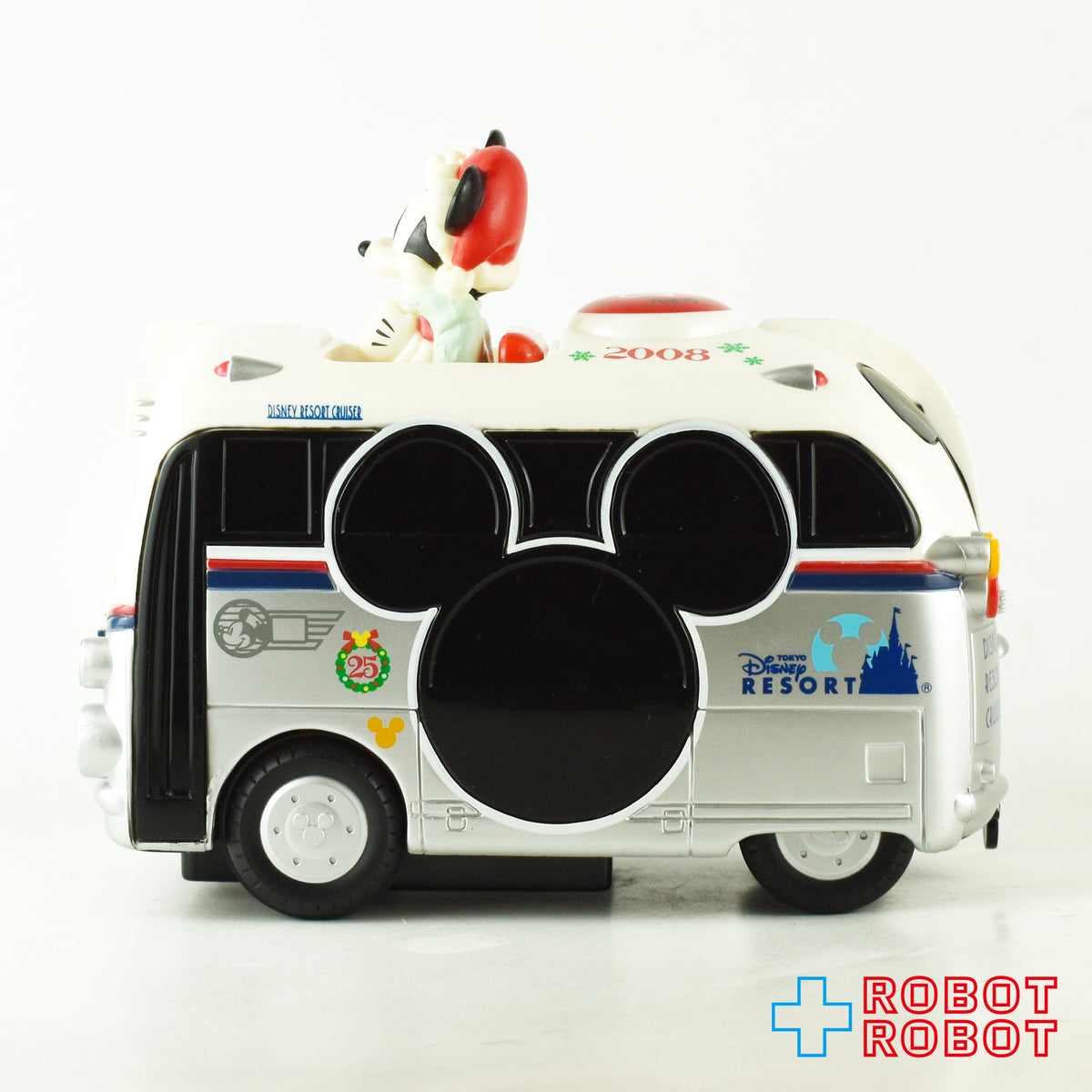TDR ディズニーリゾートクルーザー 25周年 メリークリスマス 2008 ミニカー 開封箱入