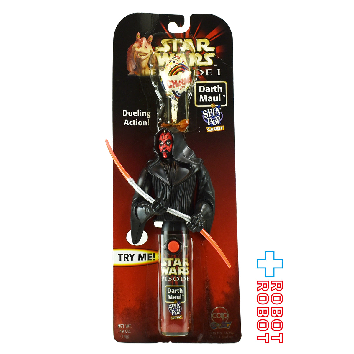※難あり：スター・ウォーズ ダースモール スピン ポップ キャンディホルダー フィギュア 1999 未開封