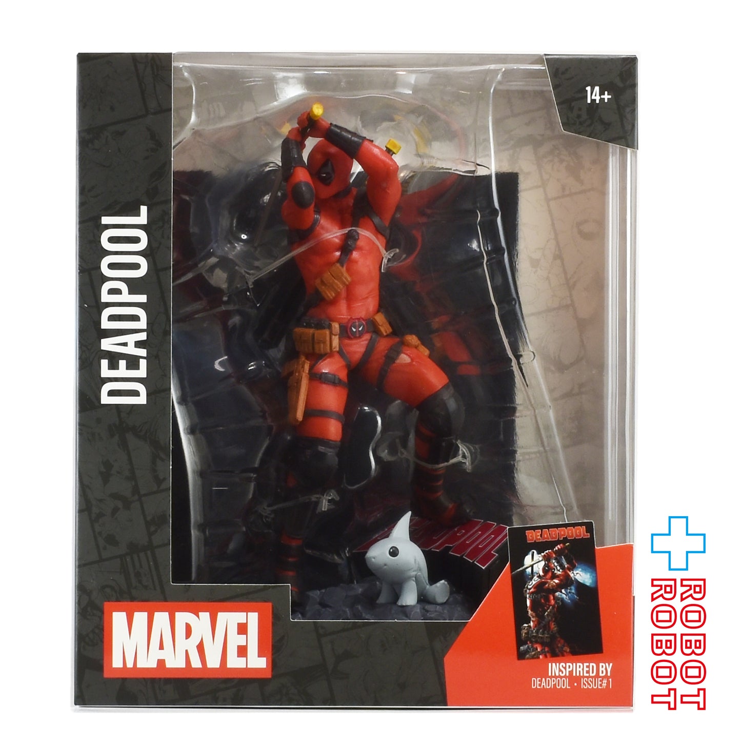 マクファーレン マーベル シーン・フィギュア #025 デッドプール マイク・デオダート / Deadpool Vol.6 #1 1/10 スタチューフィギュア 未開封