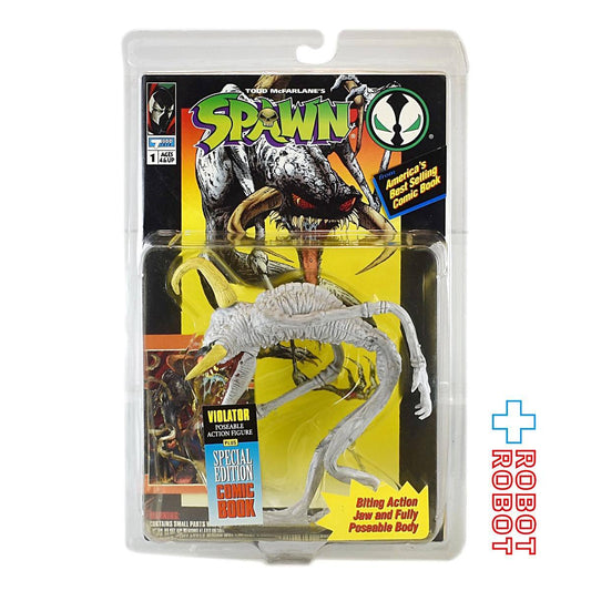 マクファーレン・トイズ SPAWN シリーズ 1 バイオレーター w/ コミックブック アクションフィギュア 未開封