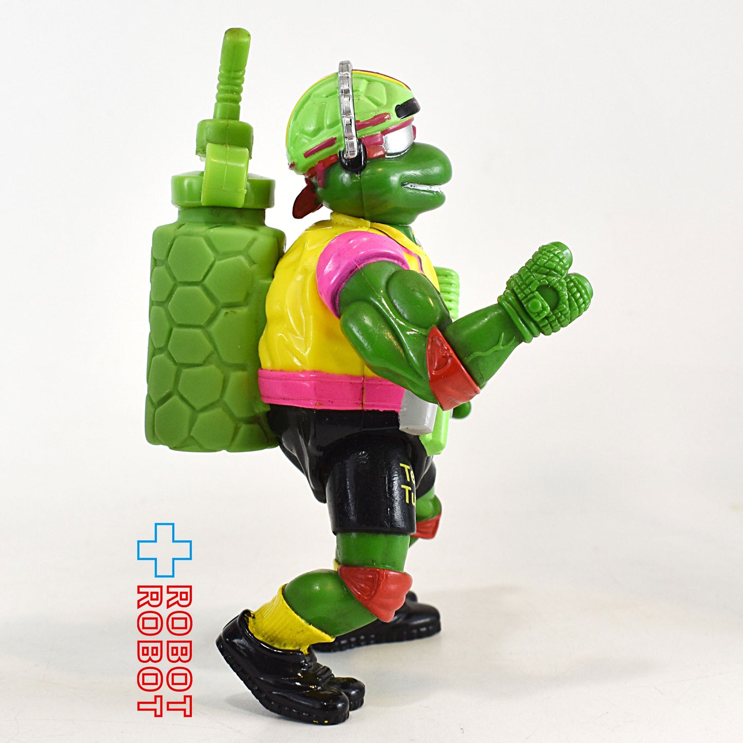 プレイメイツ ティーンエイジ・ミュータント・ニンジャ・タートルズ TMNT ソーヤーサイクリング ラファエロ アクションフィギュア 1992 武器付完品 ルース