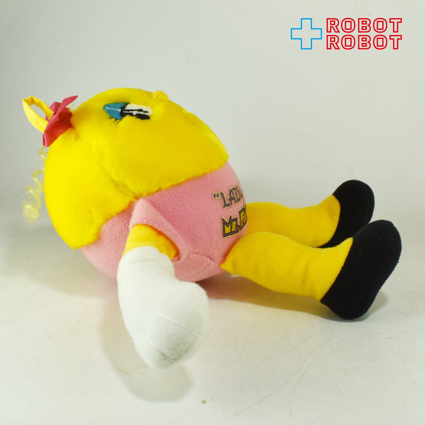 ミズパックマン レディラック ぬいぐるみ人形 ニッカーボッカー社 1980's メイドイン 韓国