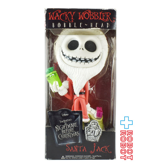 ファンコ ワッキーワブラー ナイトメアー・ビフォア・クリスマス サンタ・ジャック ボブルヘッド フィギュア 箱入