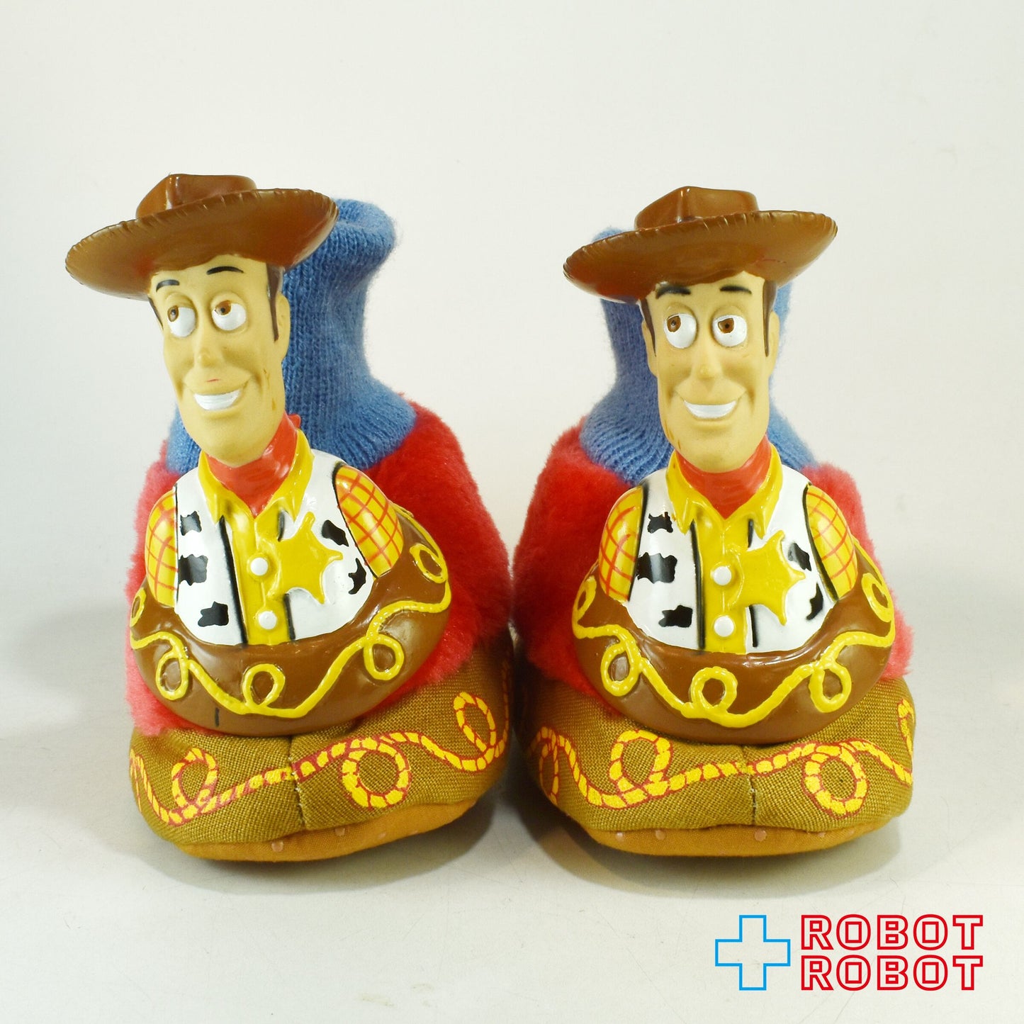 トイ・ストーリー ウッディ ソフビフィギュア付きルームシューズ / スリッパ サイズ5-6 (S)