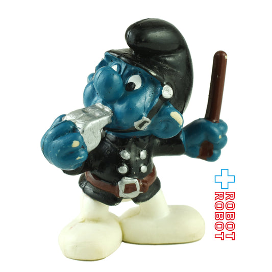 スマーフ 警察官 ポリスマン ブラック #20123 PVCフィギュア