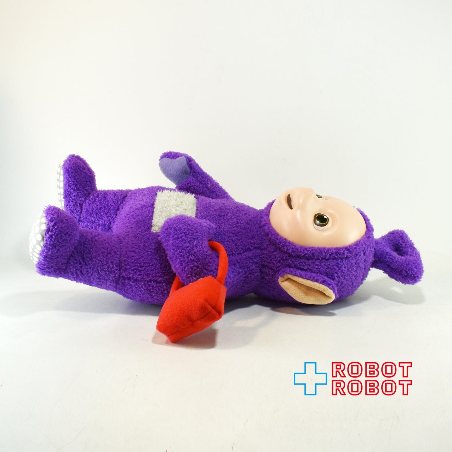 エスケイジャパン テレタビーズ BIGぬいぐるみ ティンキー・ウィンキーとお気に入りのバッグ 紙タグ付き