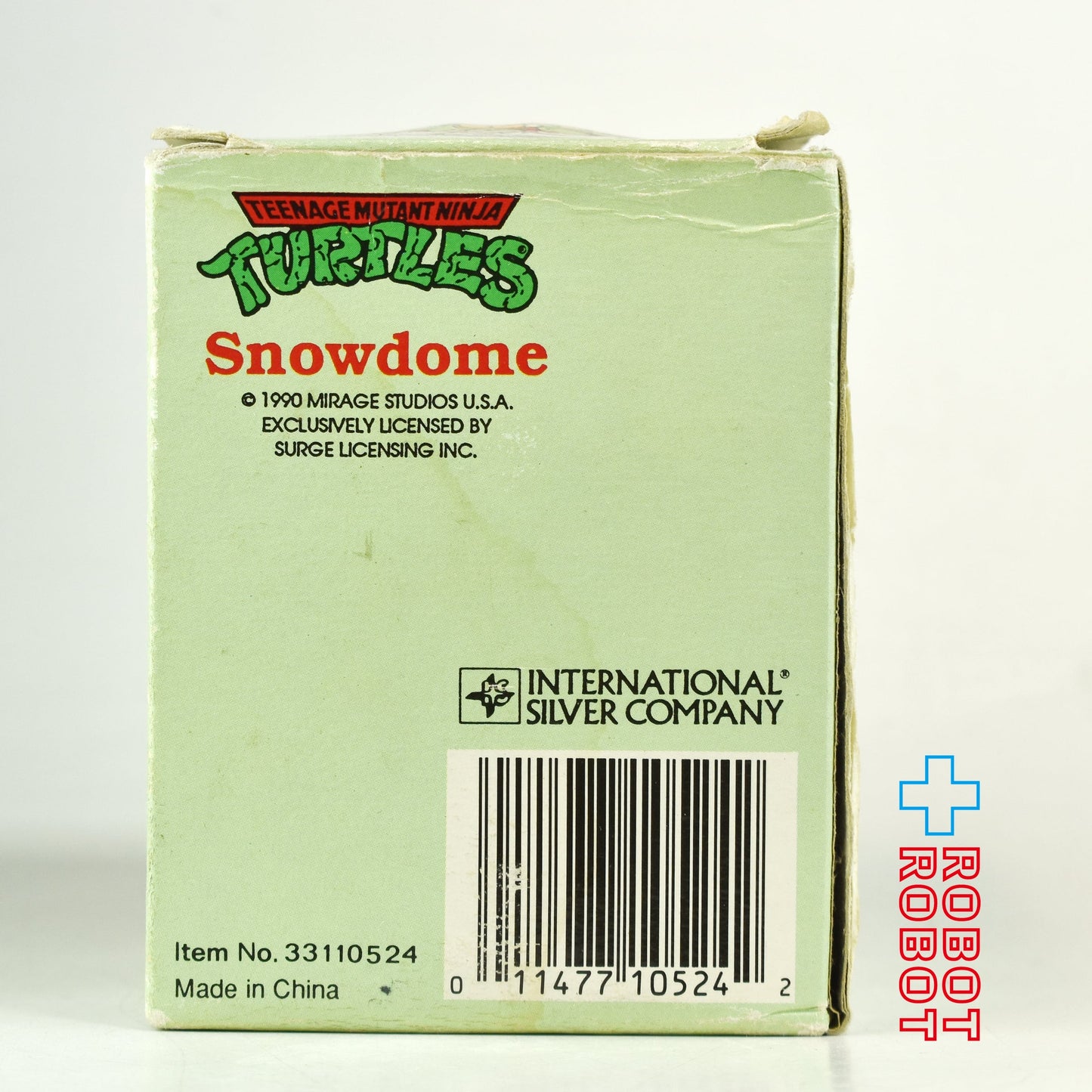 TMNT ティーンエイジ・ミュータント・ニンジャ・タートルズ レオナルド クリスマス スノードーム 1990 開封箱付き