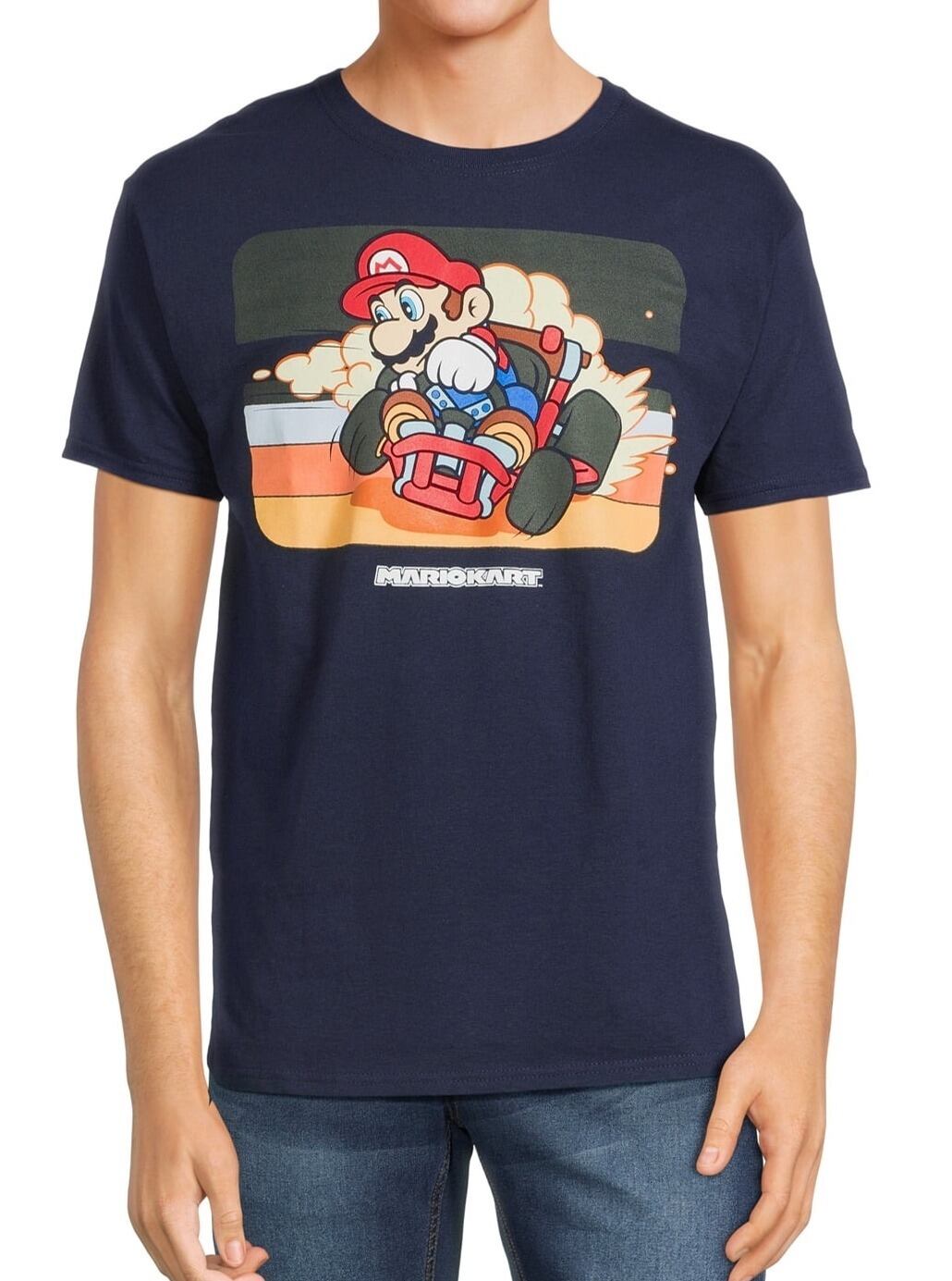 ニンテンドー マリオカート グラフィック Tシャツ ホワイト