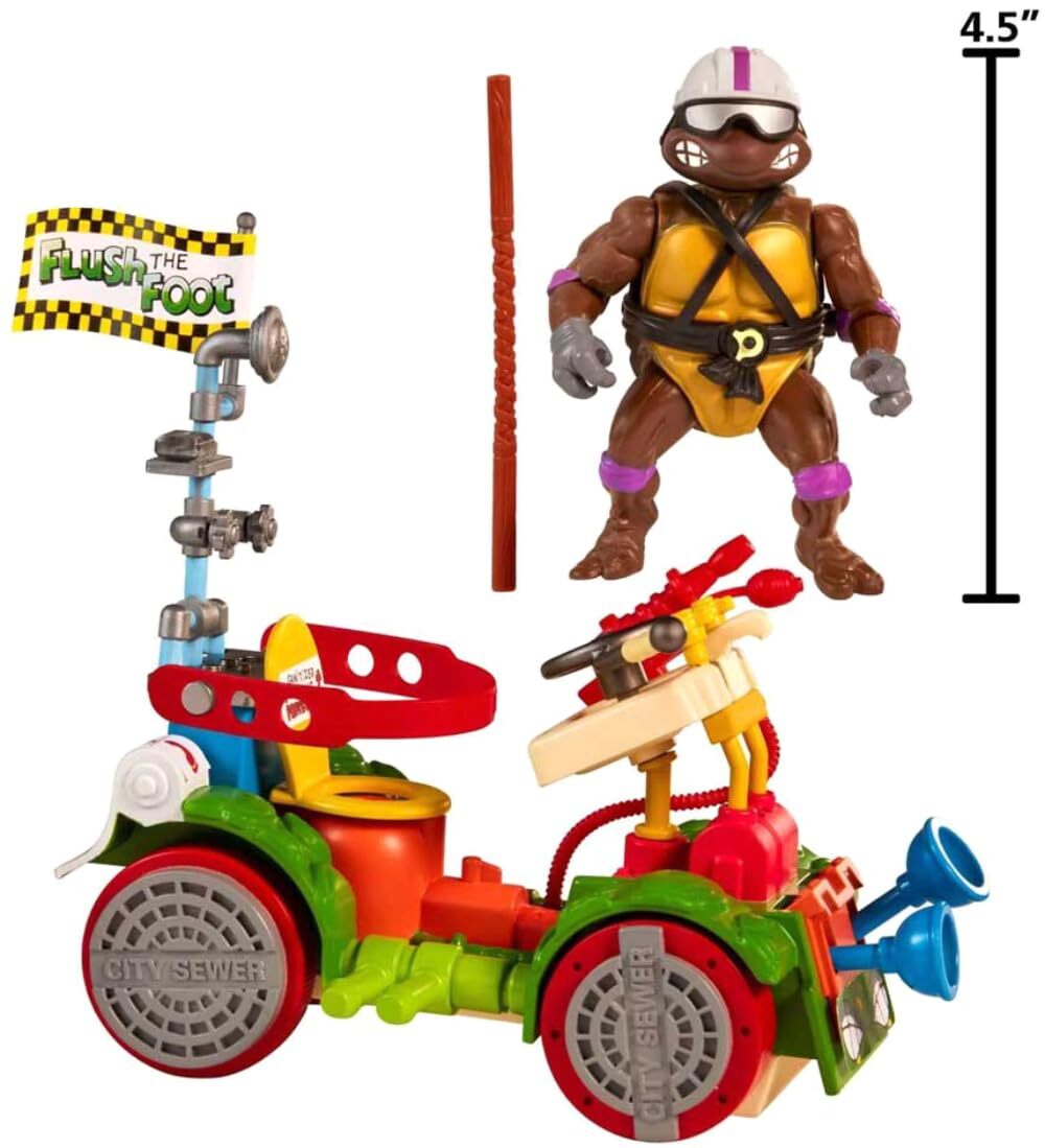 プレイメイツ ティーンエイジ・ミュータント・ニンジャ・タートルズ TMNT トイレット・タクシー 2024 未開封