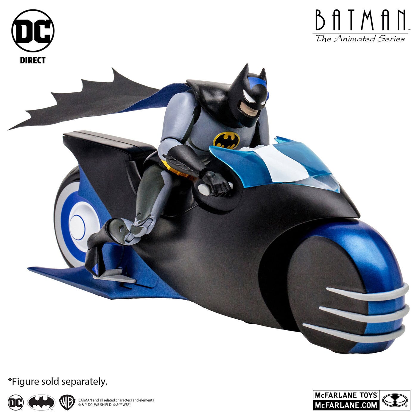 DCダイレクト　バットマン アニメイテッド　バットサイクル&バットマン マクファーレン DCダイレクト バットマン アニメイテッド バット