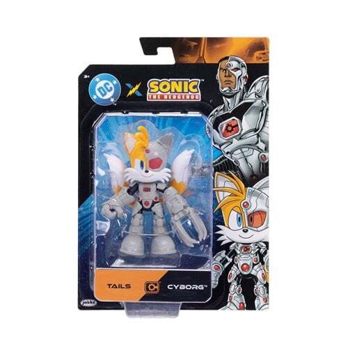 DC x ソニック・ザ・ヘッジホッグ ウェーブ2 テイルス as サイボーグ 5インチ アクションフィギュア 未開封
