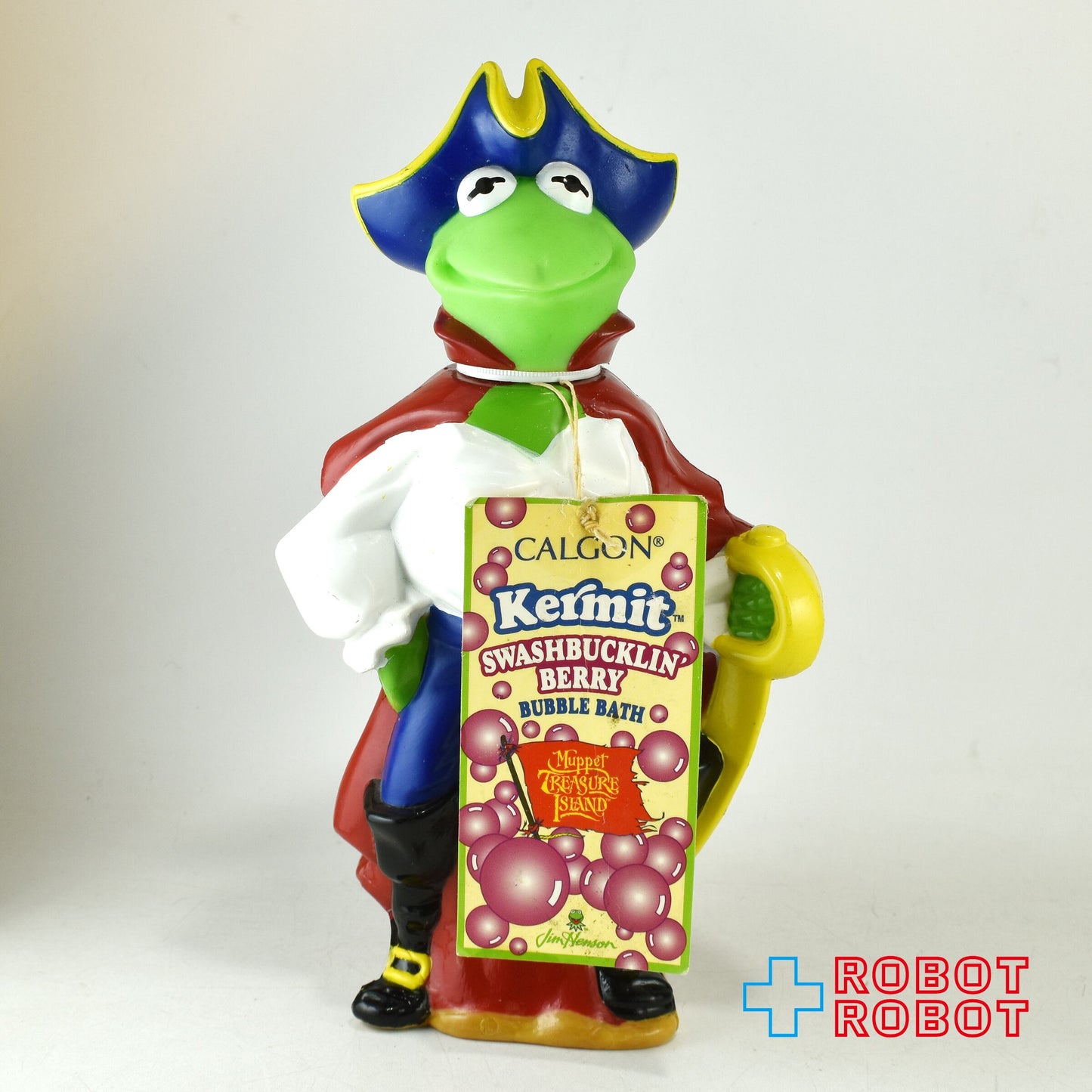 マペッツ マペットの宝島 海賊カーミット バブルバスボトル ソーキー フィギュア 紙タグ付き