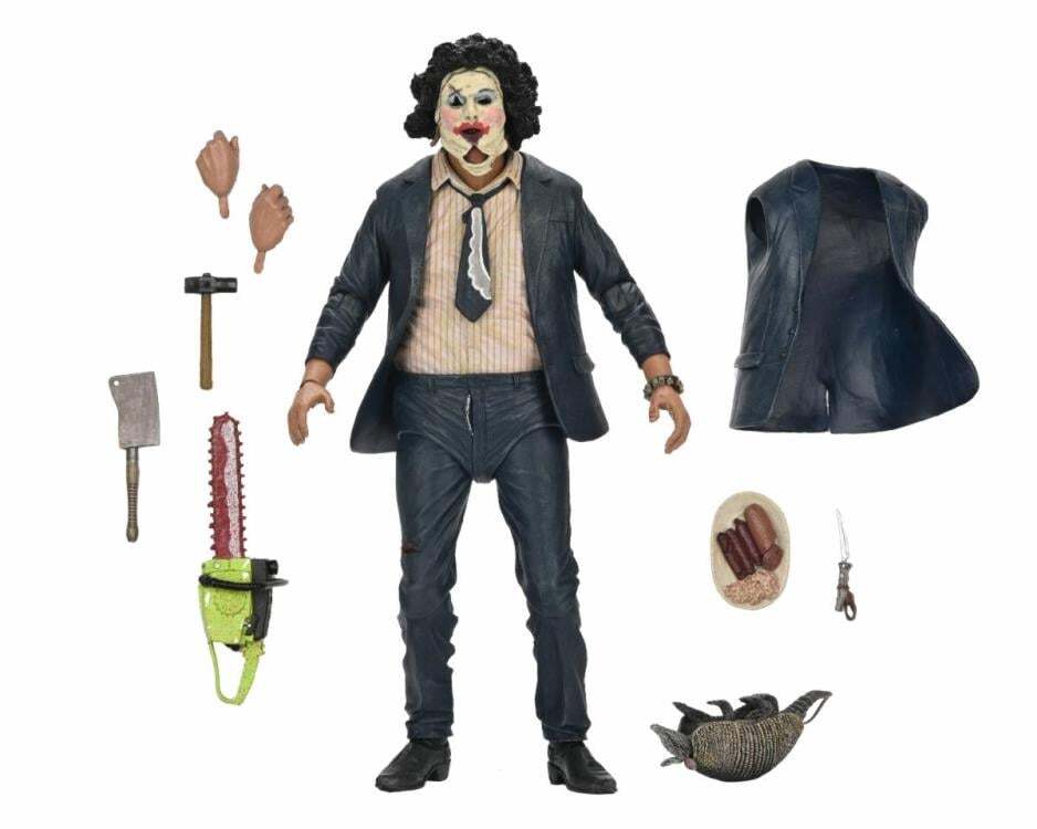 ネカ 悪魔のいけにえ 50thアニバーサリー レザーフェイス プリティウーマン マスク アルティメット 7インチ アクションフィギュア 未開封