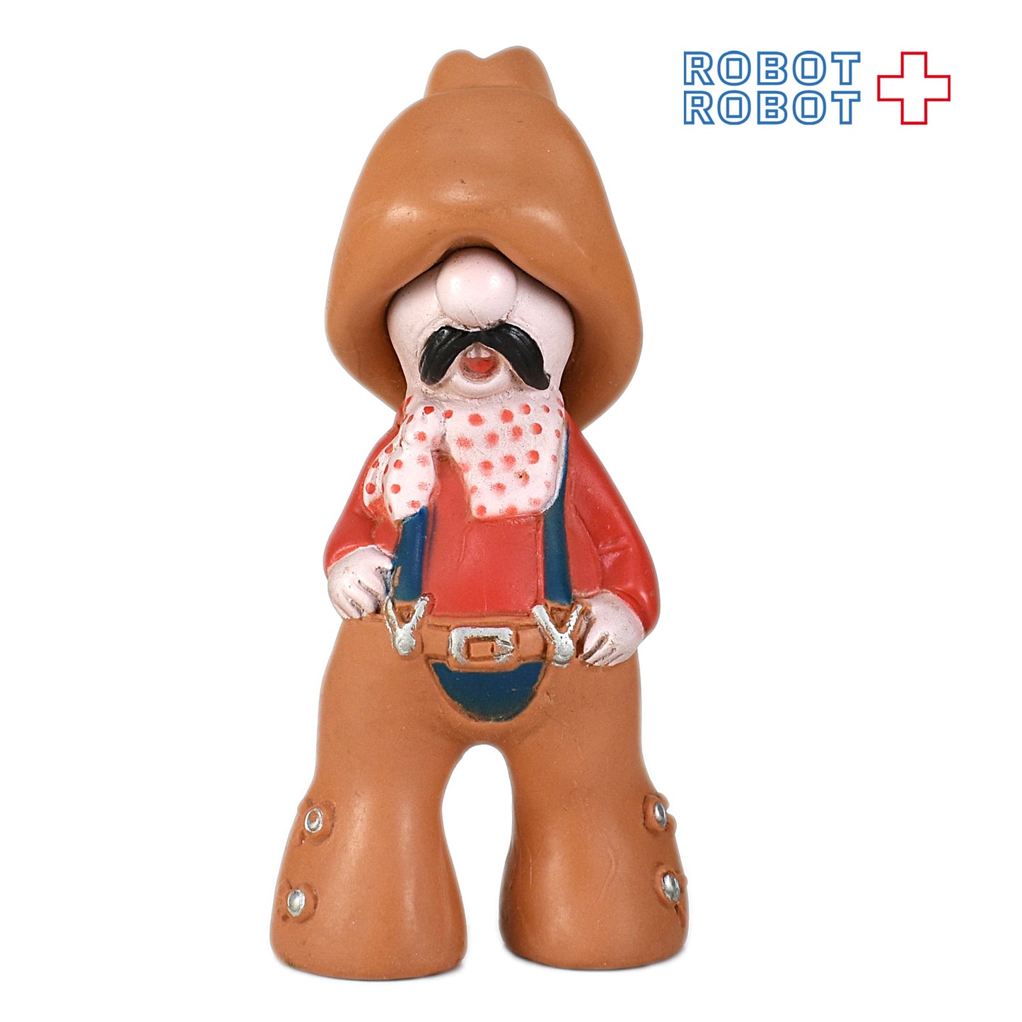 アメリカのレストラン パピー・パーカー ソフビ・フィギュア 薄茶色 メイドインUSA