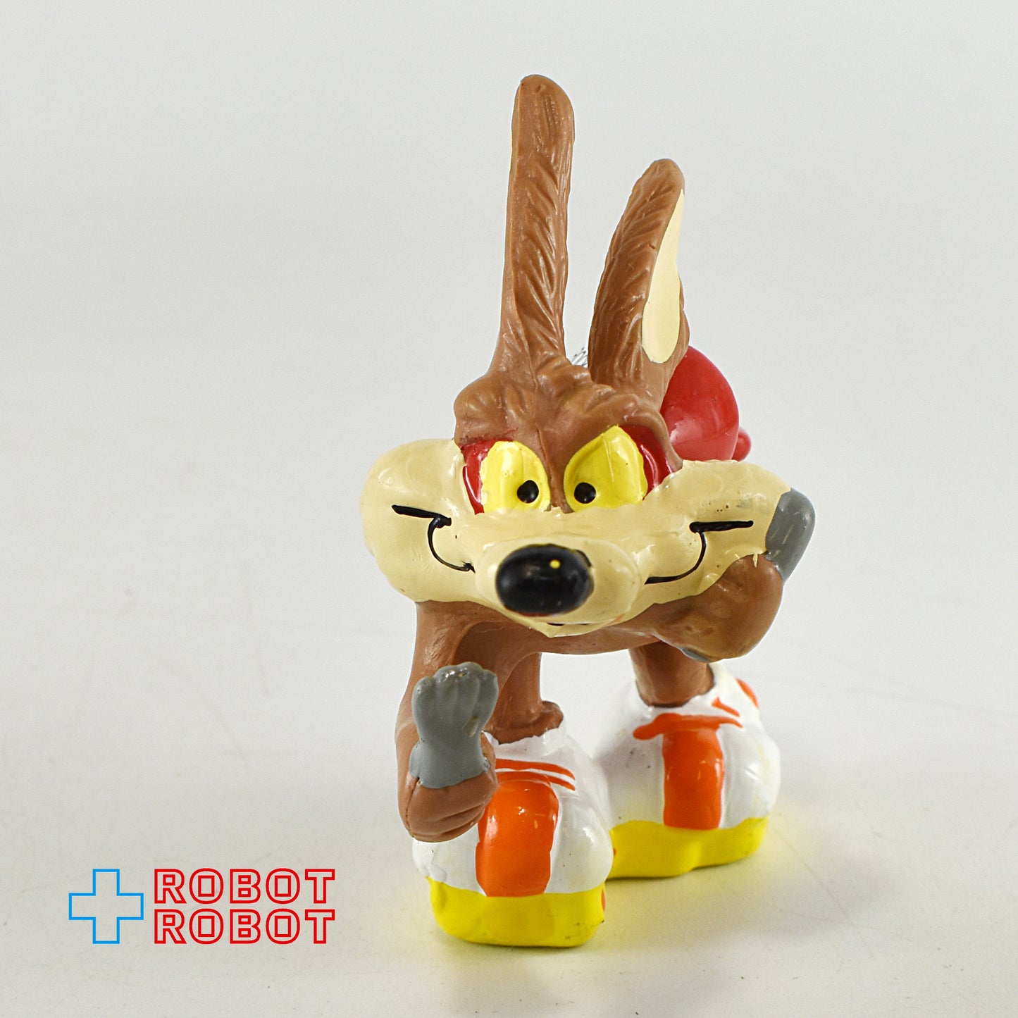 アプローズ ワーナーブラザーズ ルーニー・テューンズ ワイリー・コヨーテ アクメロケットスケート 薄茶色 PVC フィギュア