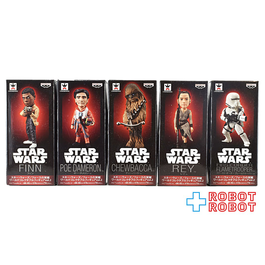 バンプレスト スター・ウォーズ ワールドコレクタブルフィギュア フォースの覚醒 vol.2 5種セット 未開封