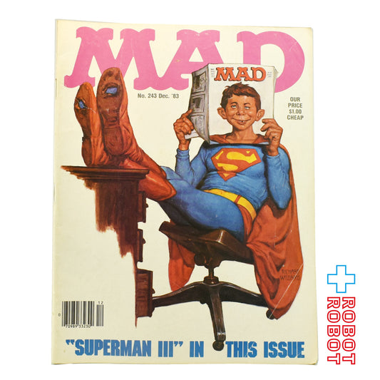 MAD MAGAZINE マッドマガジン no.243 スーパーマン December 1983