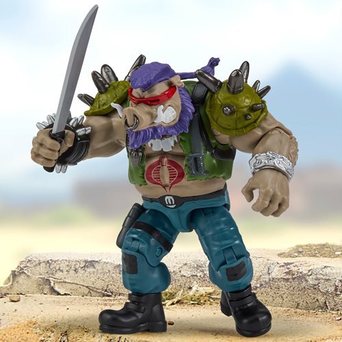 プレイメイツ ティーンエイジ・ミュータント・ニンジャ・タートルズ TMNT x G.I.ジョー ビーバップ as リッパー アクションフィギュア 未開封