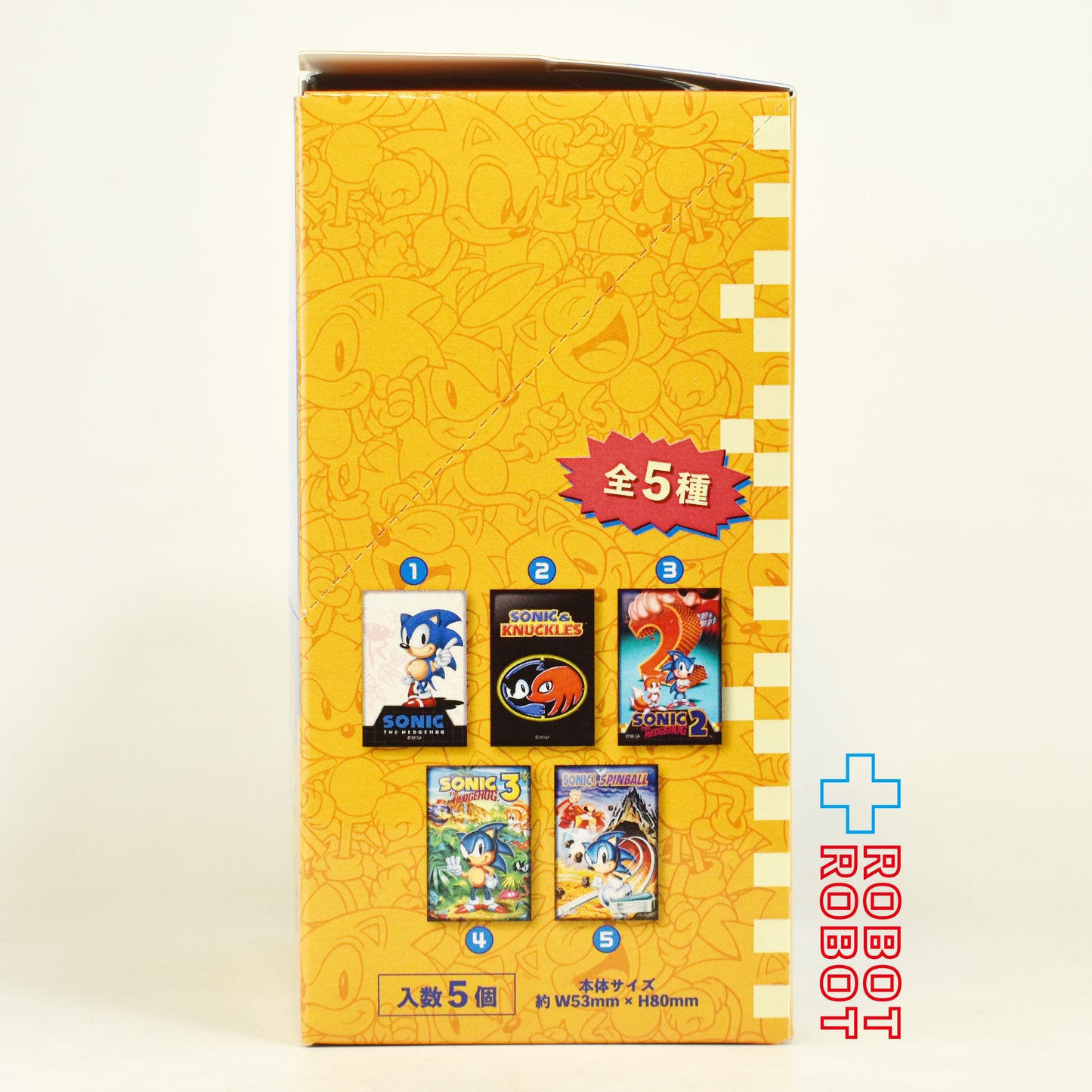 エンスカイ ソニック・ザ・ヘッジホッグ スクエア缶バッジコレクション 未開封