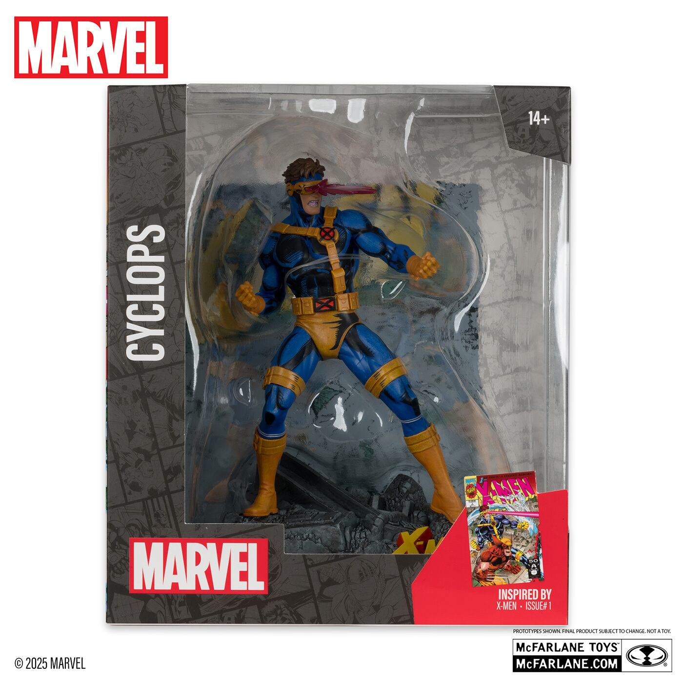 マクファーレン・トイズ マーベル シーン・フィギュア #013 サイクロップス 1/10 スタチューフィギュア 未開封