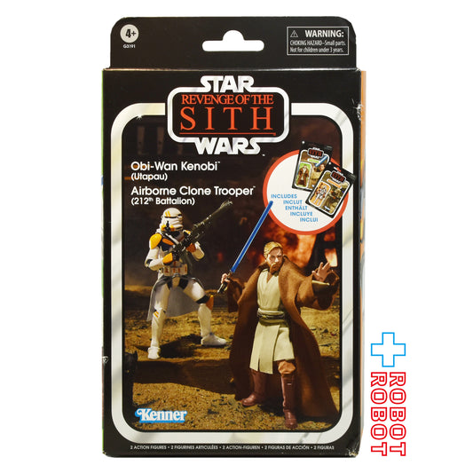 スター・ウォーズ シスの復讐 オビ＝ワン・ケノービ & 第212突撃大隊 エアボーン クローントルーパー [ROTS] ヴィンテージコレクション 3.75インチ アクションフィギュア 2パック 未開封