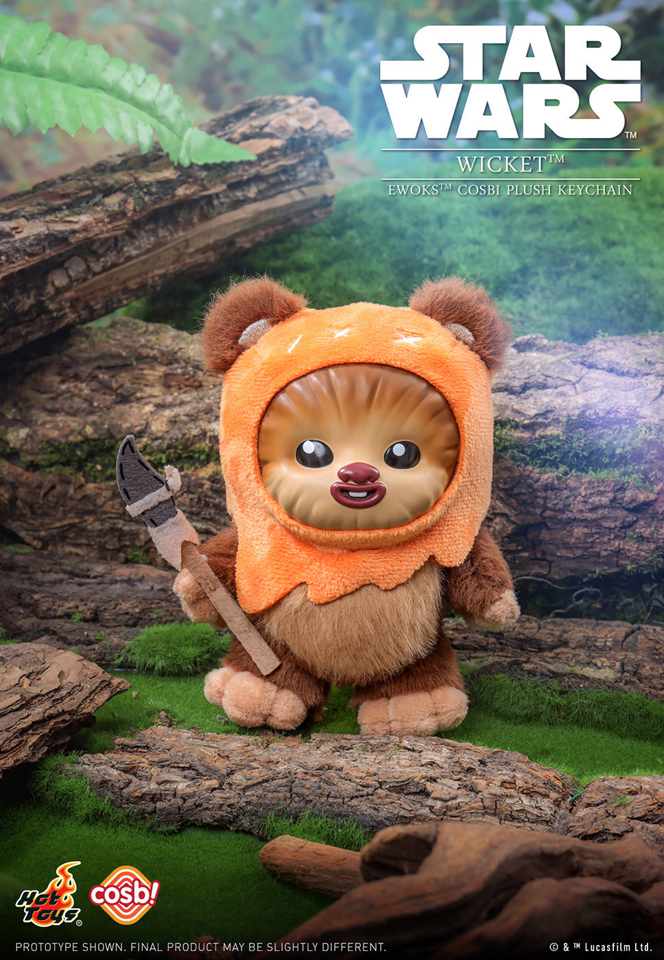 ホットトイズ ZAKKA スター・ウォーズ コスビ イウォーク物語 トレーディング ぬいぐるみ キーチェーン 未開封