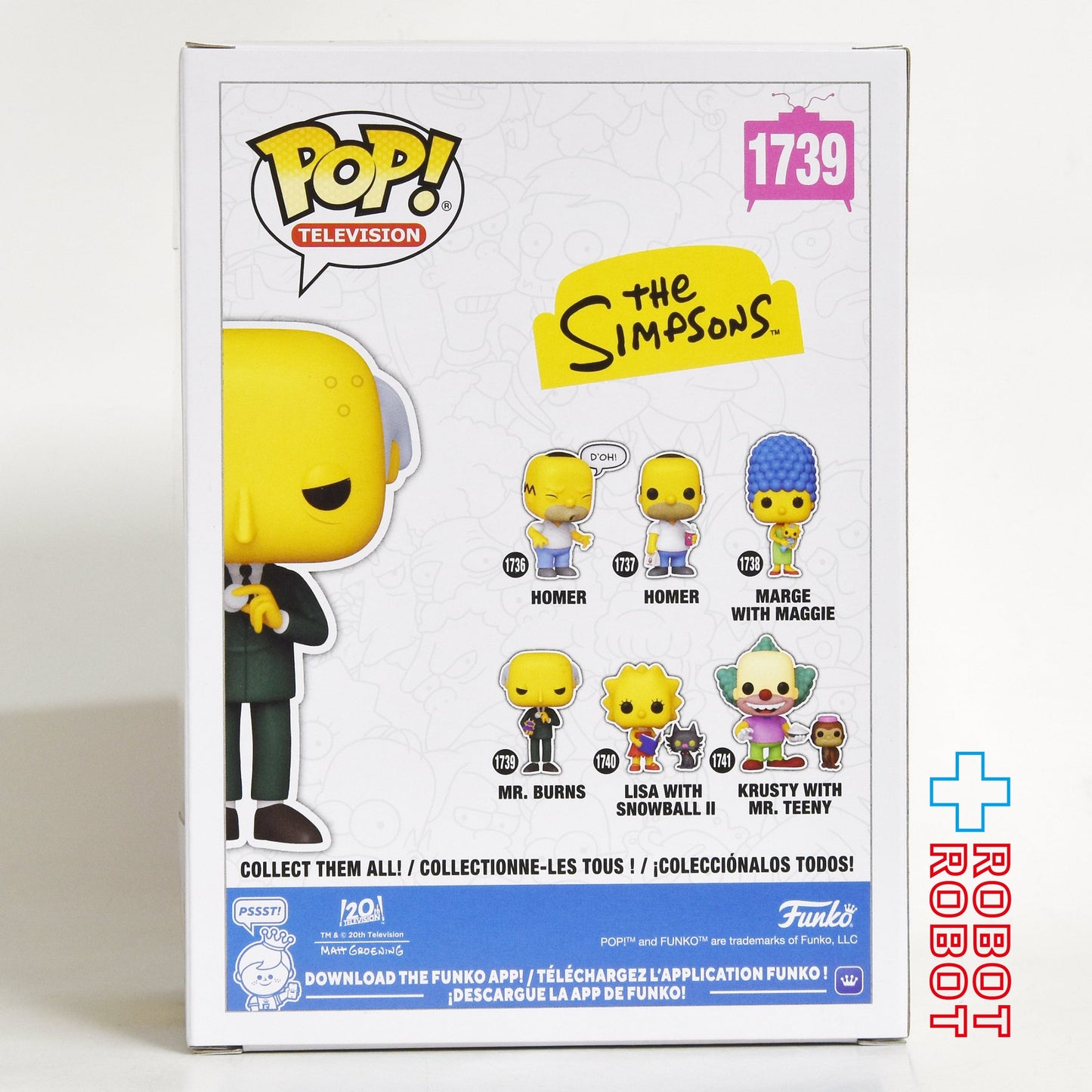 ファンコ POP! テレビジョン 1739 シンプソンズ Mr. バーンズ ビニールフィギュア