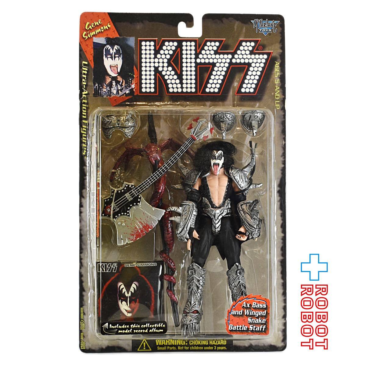 マクファーレン・トイズ KISS キッス ウルトラ アクションフィギュア 4体セット モデルレコードアルバム ver
