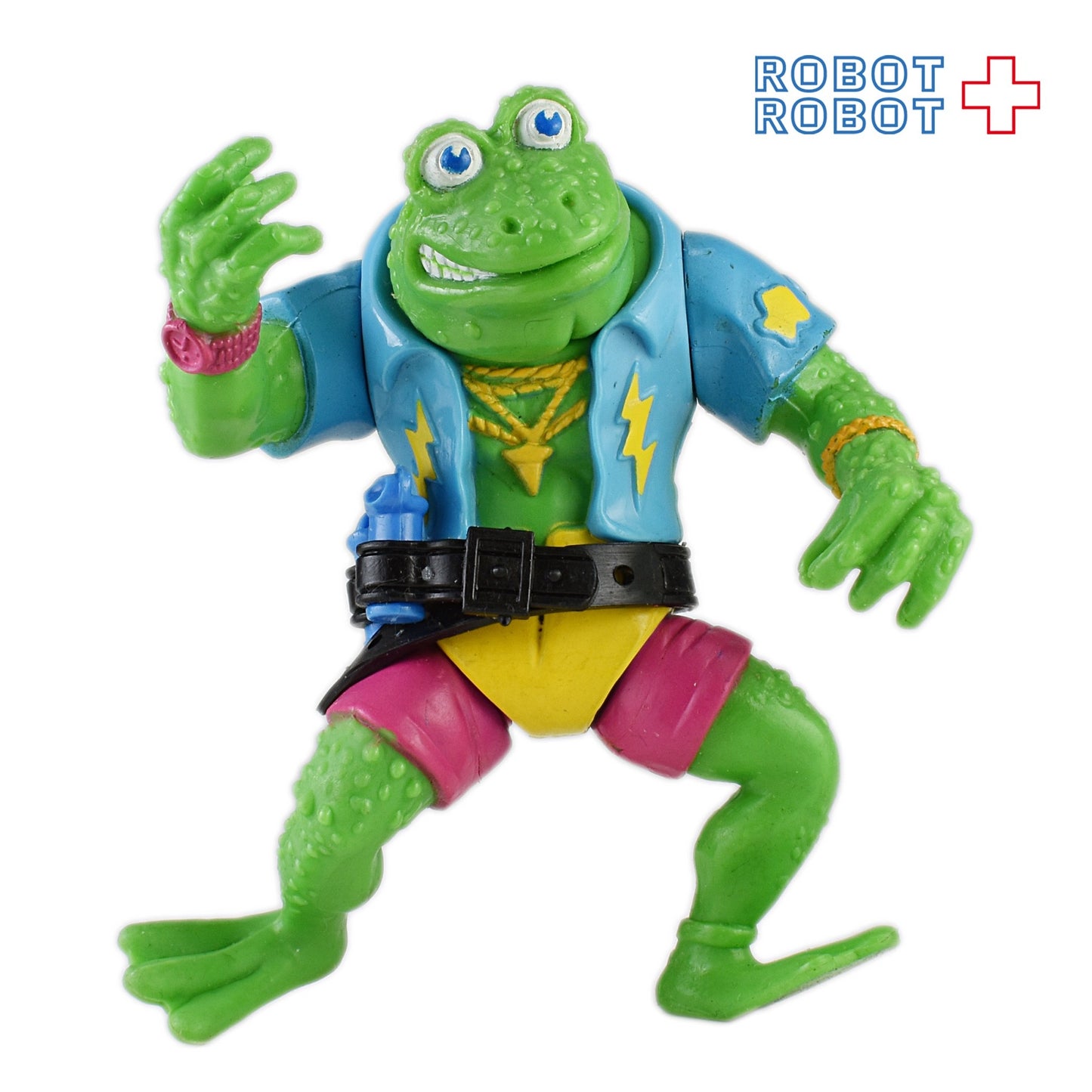 プレイメイツ ティーンエイジ・ミュータント・ニンジャ・タートルズ TMNT ジンギスフロッグ アクションフィギュア ルース ベルト・装備付