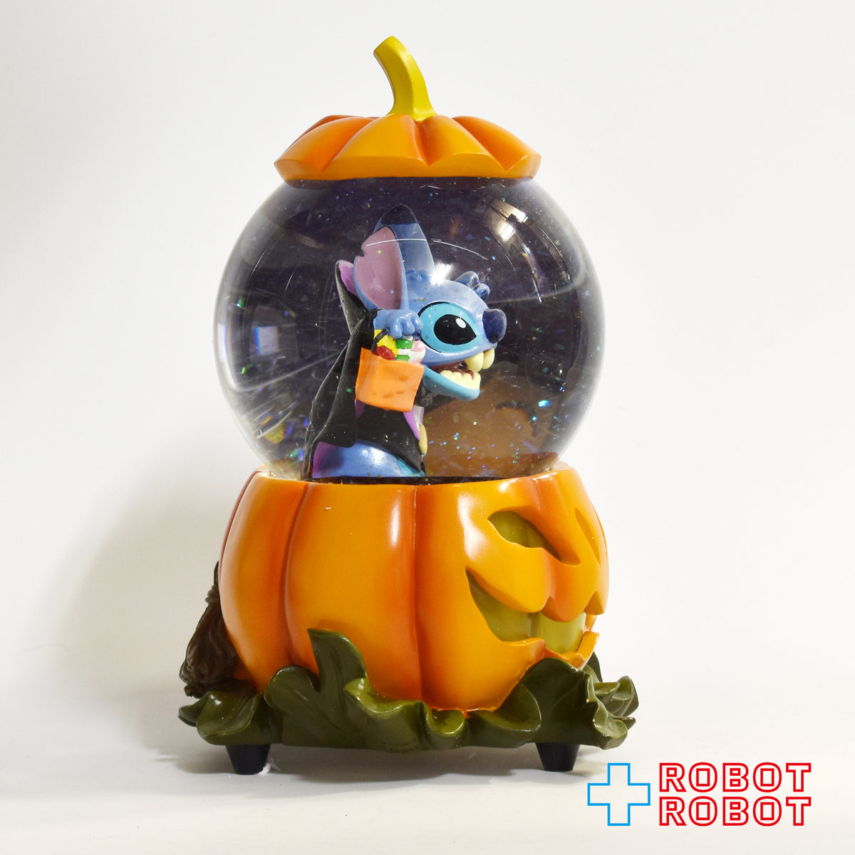 不可動：ディズニーオークションズ リロ & スティッチ ハロウィン スノーグローブ 箱入