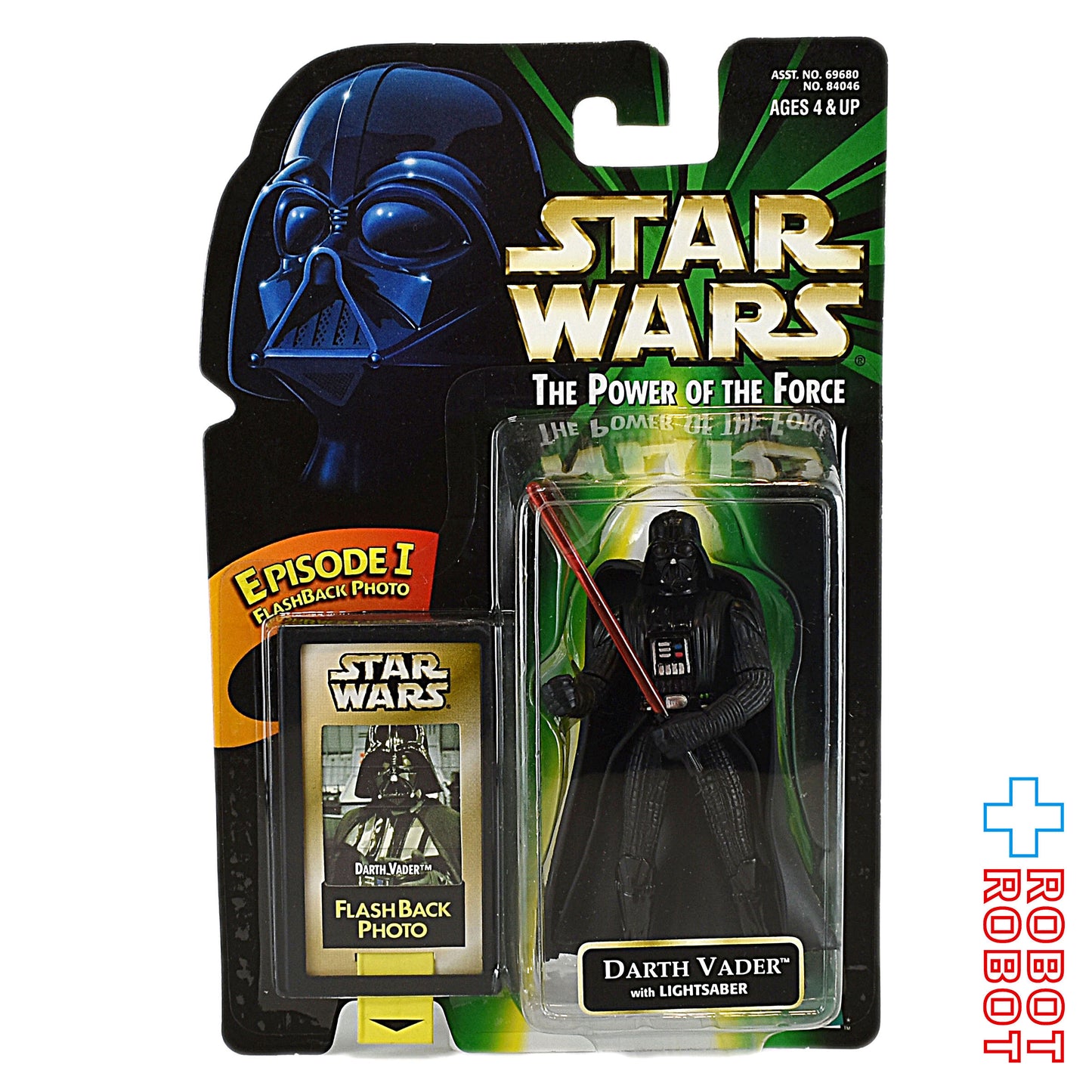スター・ウォーズ POTF2 フラッシュバック ダース・ベイダー 3.75インチ アクションフィギュア 未開封 ※台紙に微妙にシワ