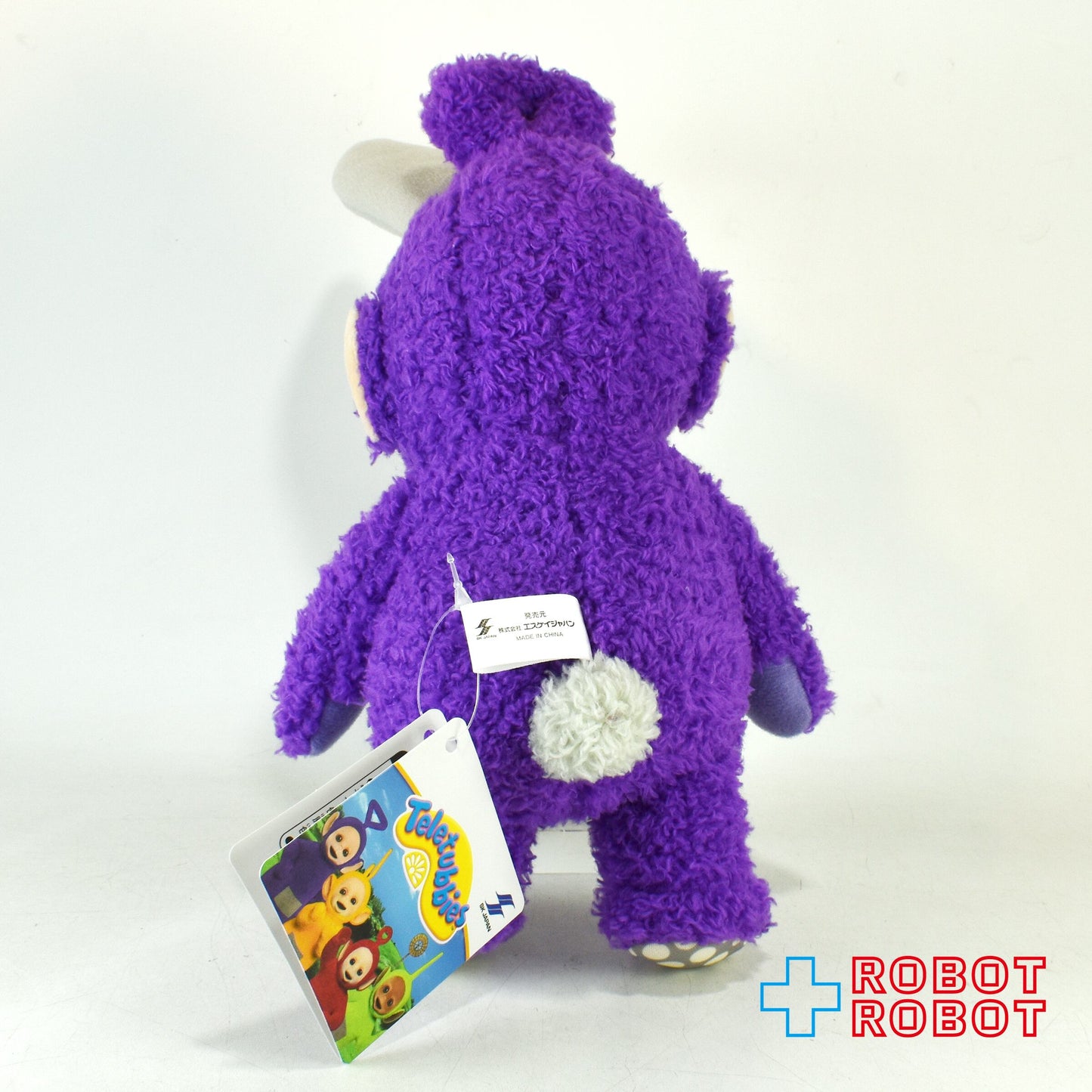 エスケイジャパン テレタビーズ ティンキー・ウィンキー うさ耳ぬいぐるみ 紙タグ付き