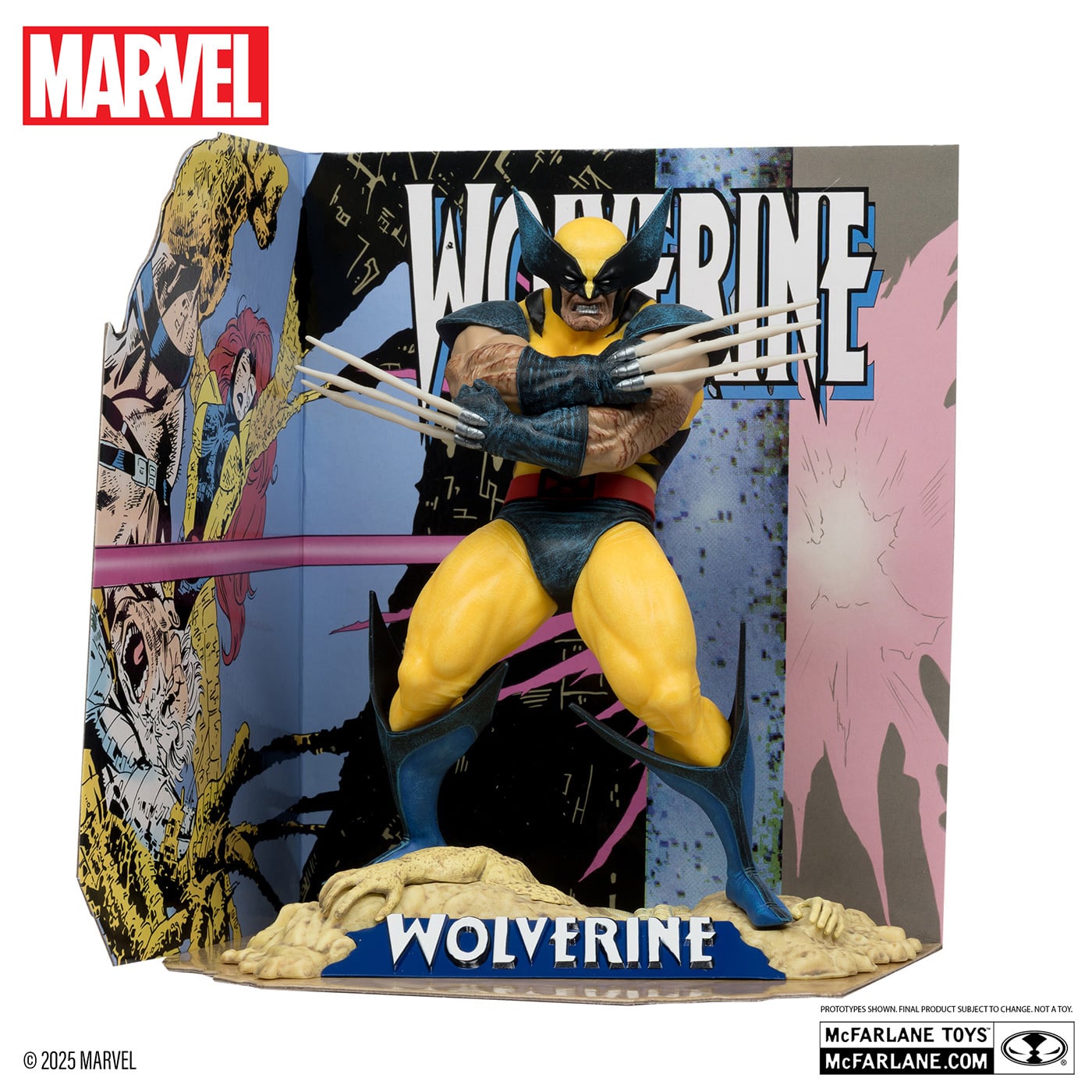 マクファーレン マーベル シーン・フィギュア #026 ウルヴァリン アダム・キューバート / Wolverine Vol.2 #85 1/10 スタチューフィギュア 未開封