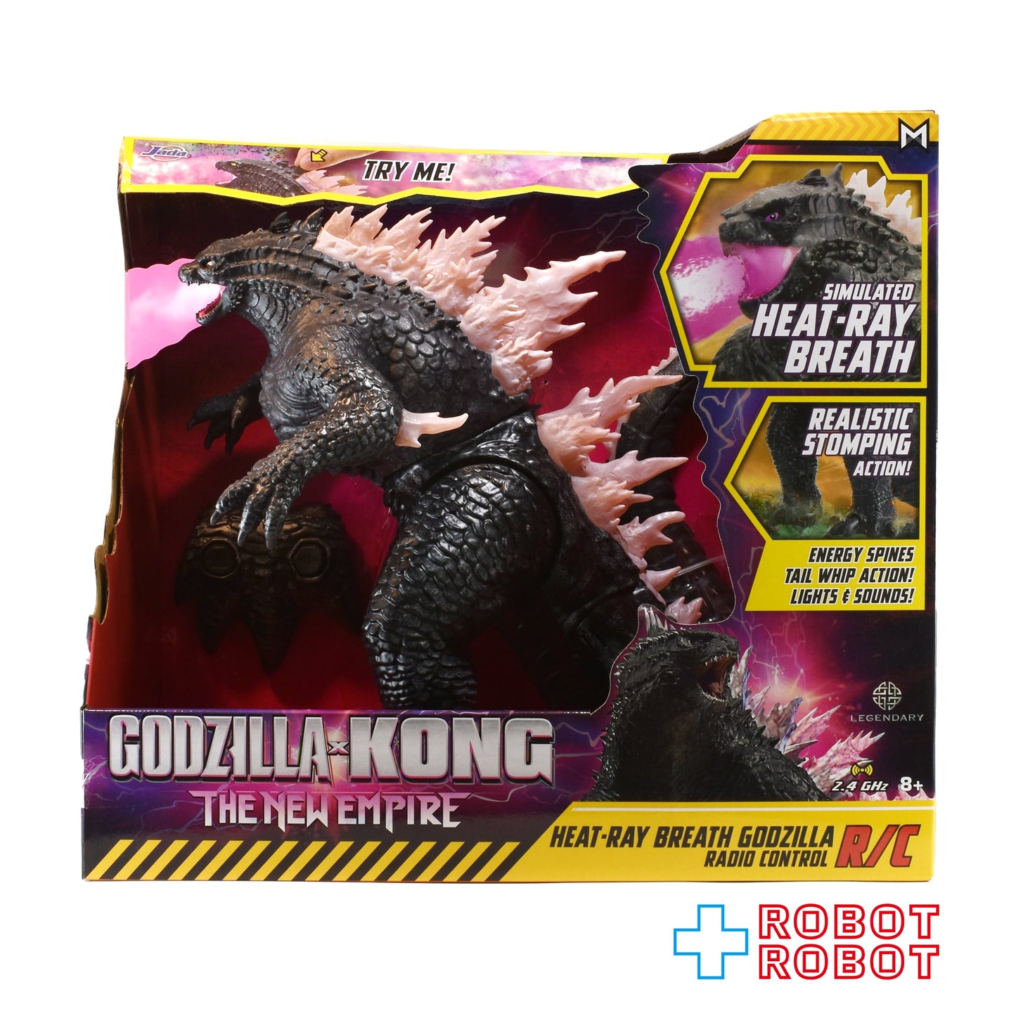 JADA TOYS  ゴジラ×コング 新たなる帝国 ゴジラ(ヒートブレス) ラジコン 未開封