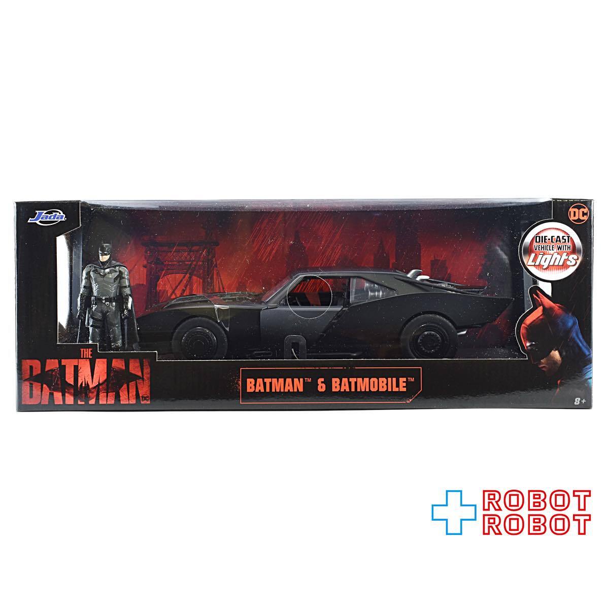 JADA TOYS メタルズ・ダイキャスト 1/18 ザ・バットマン バットマン & バットモービル