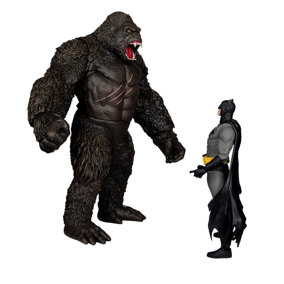 マクファーレン・トイズ DCマルチバース ジャスティス・リーグ vs. ゴジラ vs. コング バットマン vs. コング メガフィグ 2パック アクションフィギュア 未開封