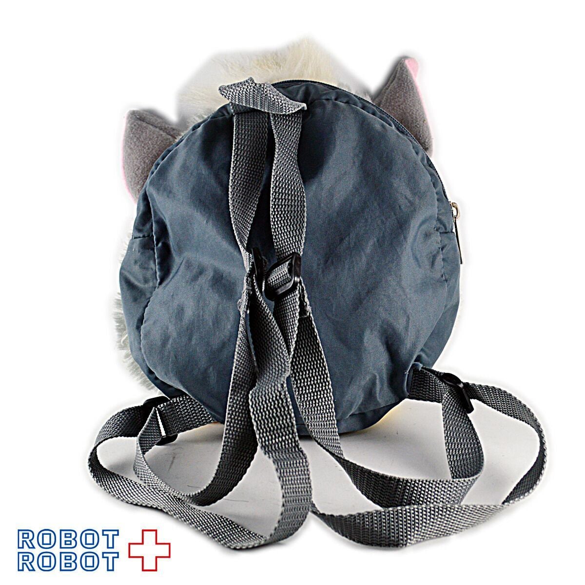 ファービー グレー x ホワイト バックパック リュック ぬいぐるみ人形 23センチ