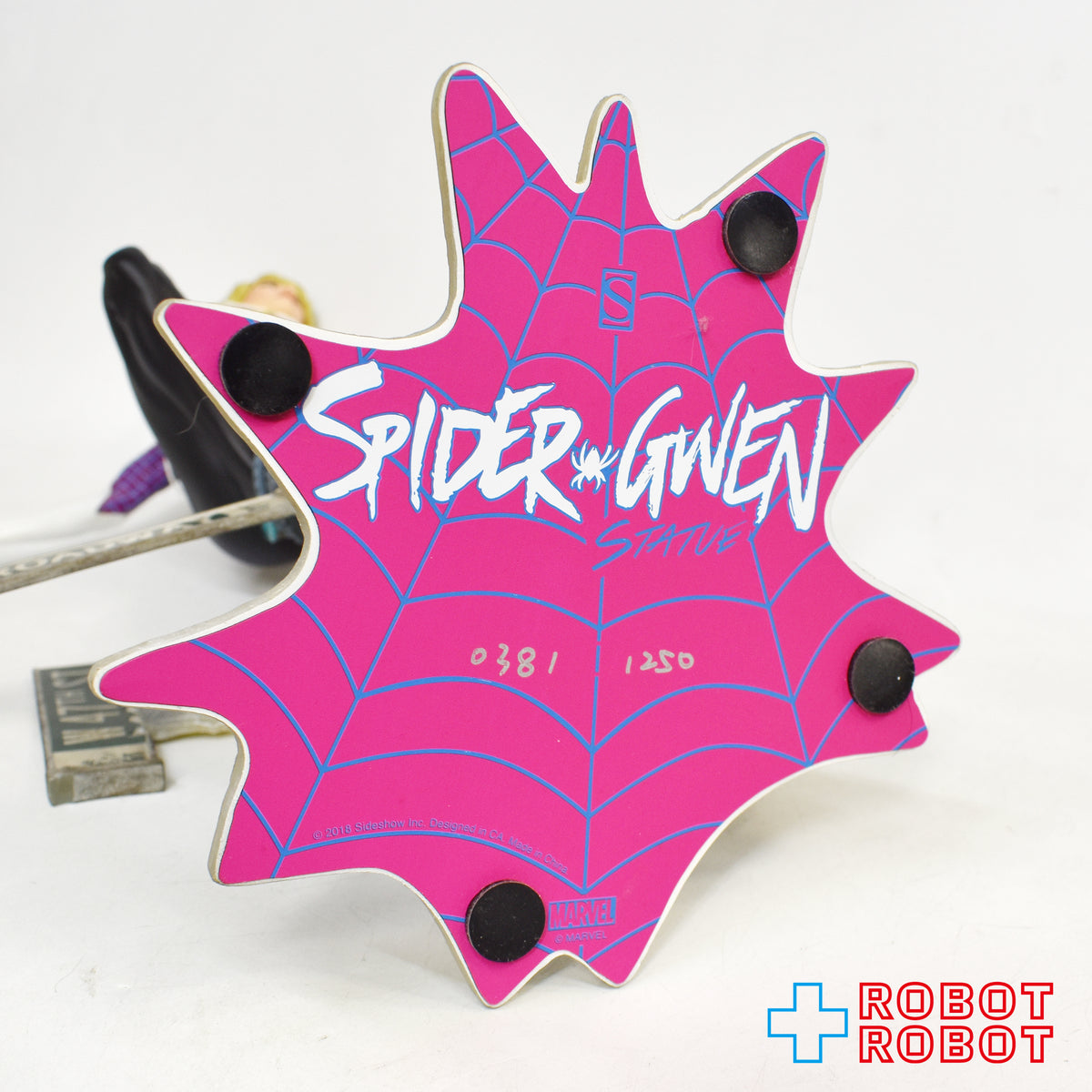 サイドショウ アーティストシリーズ スパイダーバース・コレクション スパイダー・グウェン by マーク・ブルックス スタチューフィギュア ※難有り