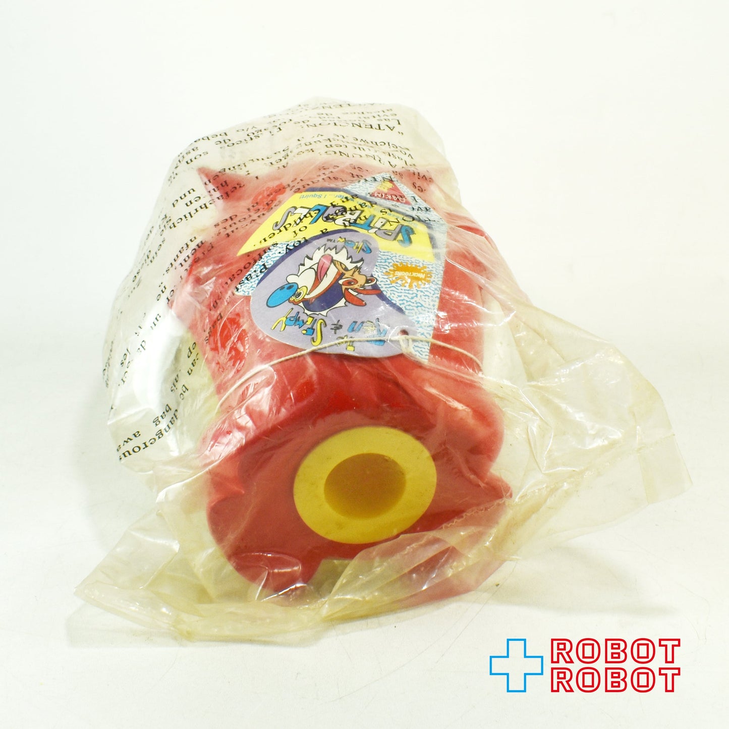 Dakin レン＆スティンピー スティンピー スピットボール ソフビ水鉄砲フィギュア 袋入り 未開封