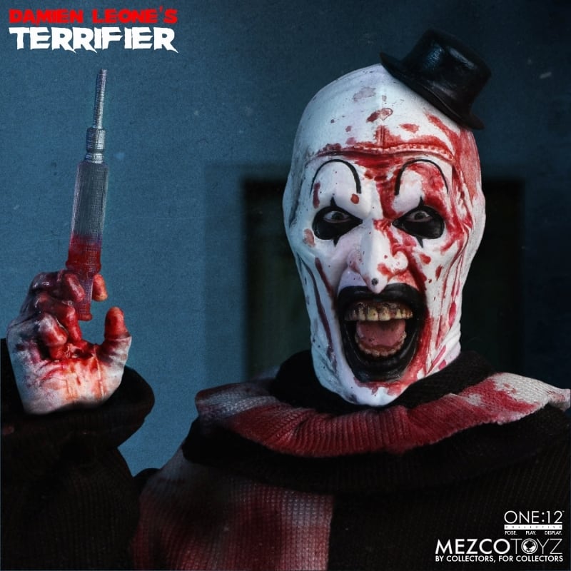 メズコ ワン12コレクティブ Terrifier テリファー アート・ザ・クラウン 1/12 アクションフィギュア DXエディション 箱入