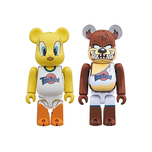 メディコム ベアブリック BE@RBRICK 100% スペース・ジャム トゥイーティー & タズマニアン・デビル 2体セット 未開封 ４号店商品