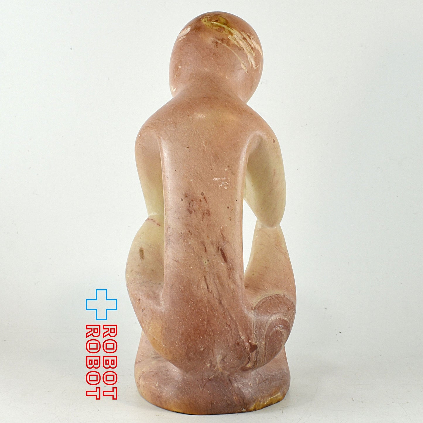 考える人？ 石彫 置物 オブジェ