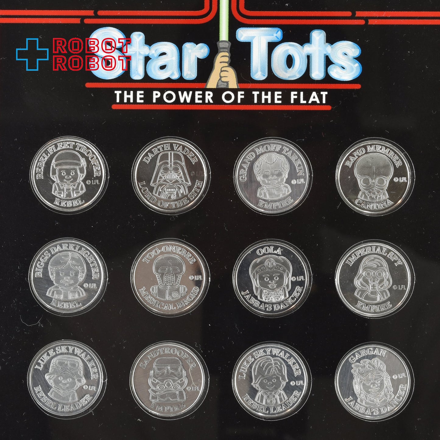 スター・ウォーズ スタートッツ コイン 20種セット ディスプレイフレーム入 セレブレーション シカゴ2019 コレクティングトラック限定